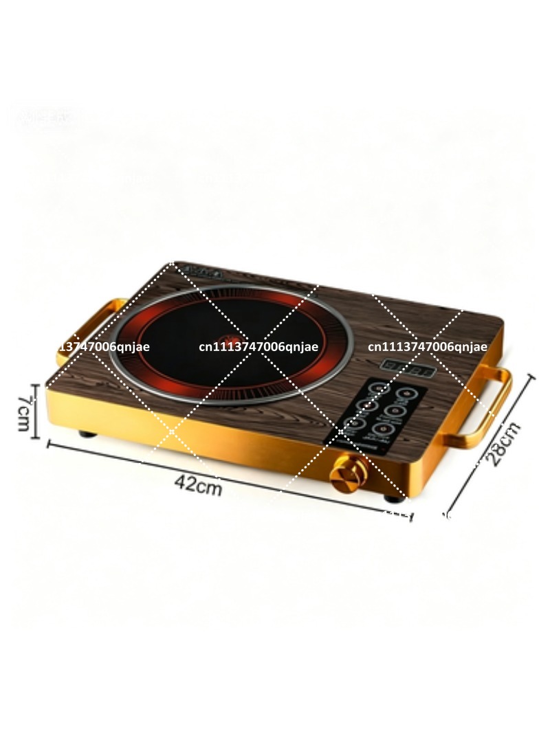 Induction Cooktop Portable - Cuisinière électrique en céramique haute puissance,