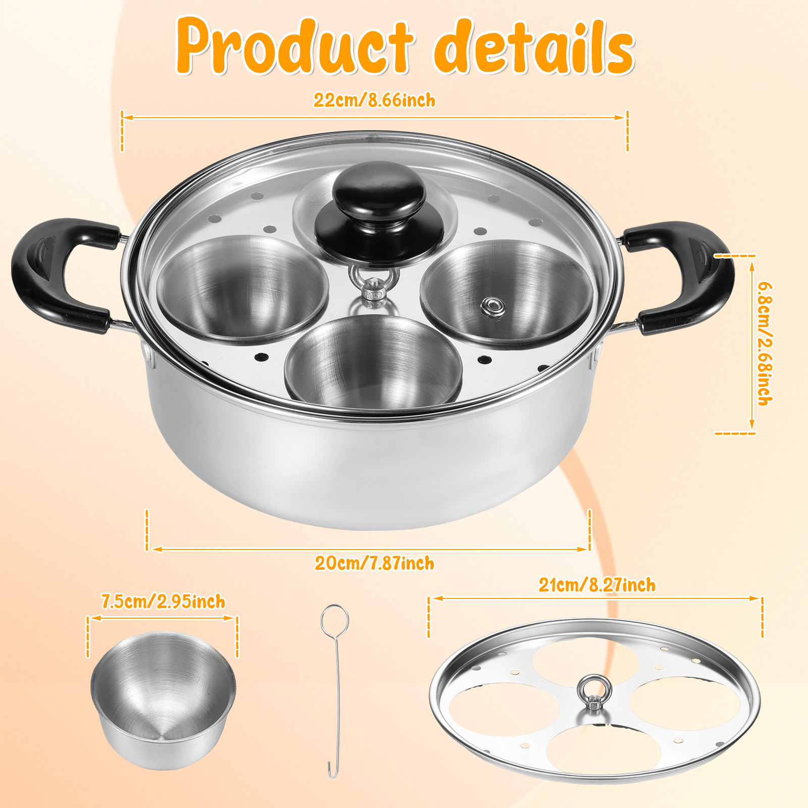 Poêle à œufs pochés en acier i - Induction Cooktop Portable avis et prix