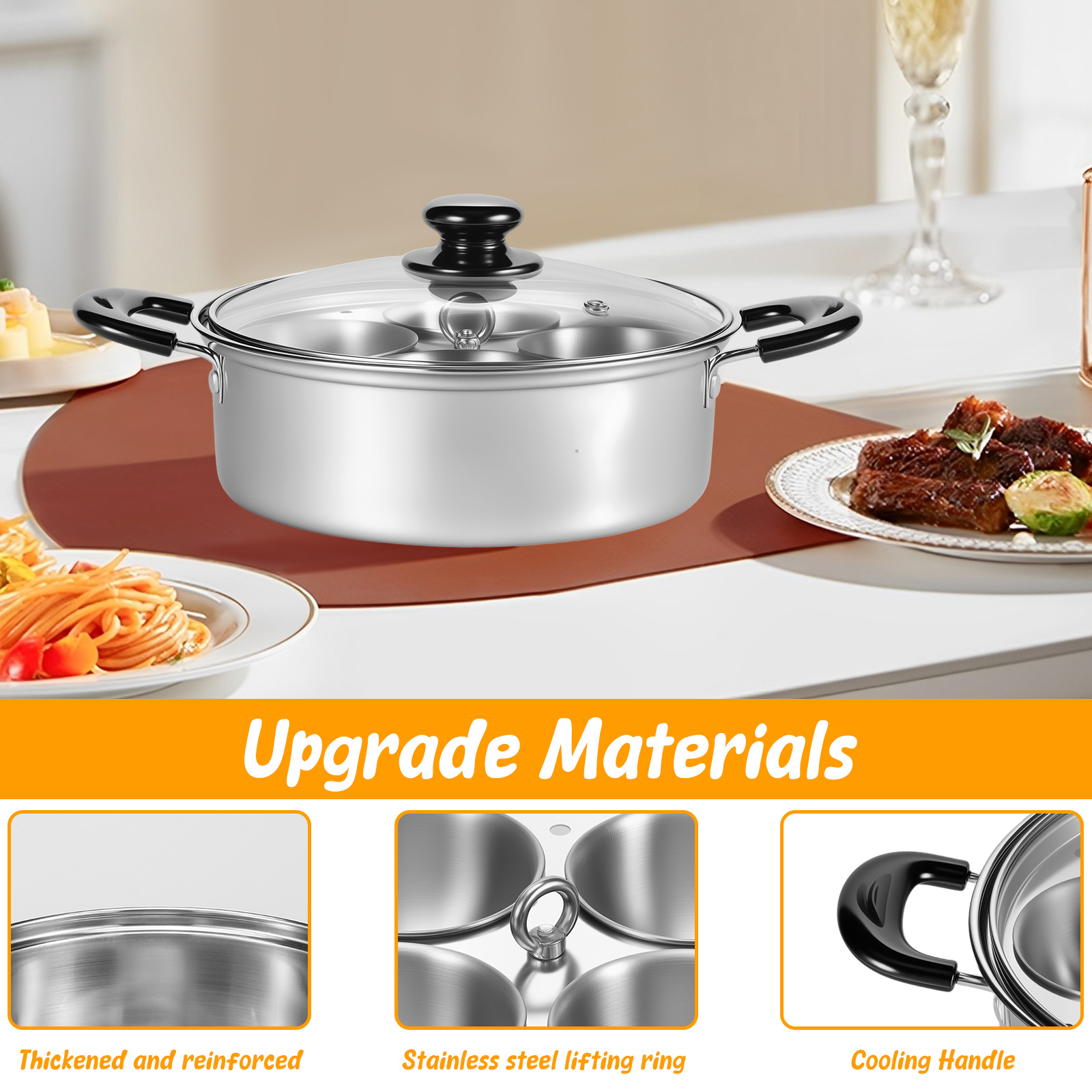 Poêle à œufs pochés en acier i - Induction Cooktop Portable avis et prix